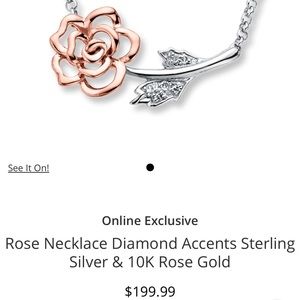 Kay Jeweler’s Rose Necklace